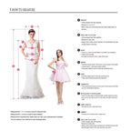 Luxury Pearls Beaded Mermaid African Wedding Dress Sheer O-neck Long Sleeves Aso Ebi Engagement Gowns Corset vestido de novia