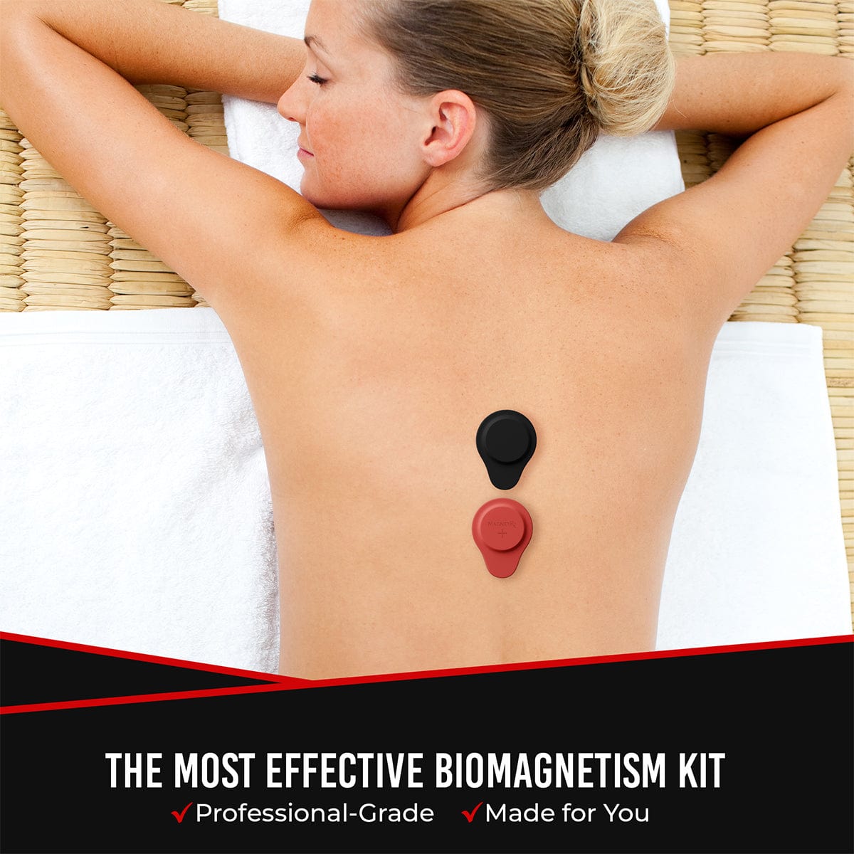 Biomagnetic Therapy Magnet Set — Neodymium & Silicone (2 Medium Magnets) - Maven Couture IncBiomagnetic Therapy