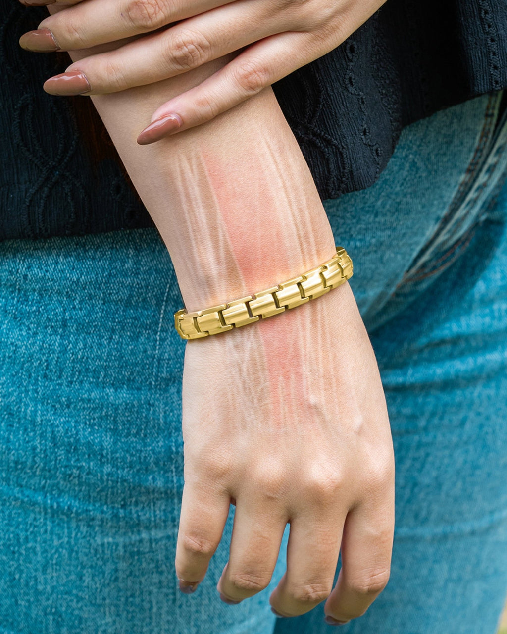 EllipseMAX Magnetic Bracelet for Women (Gold) - Maven Couture IncBracelet