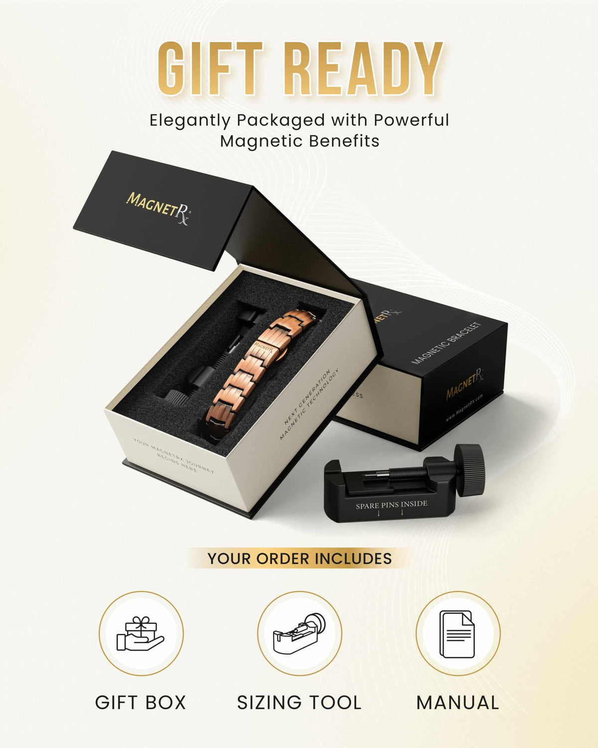 EllipseMAX Magnetic Copper Bracelet for Men - Maven Couture IncBracelet