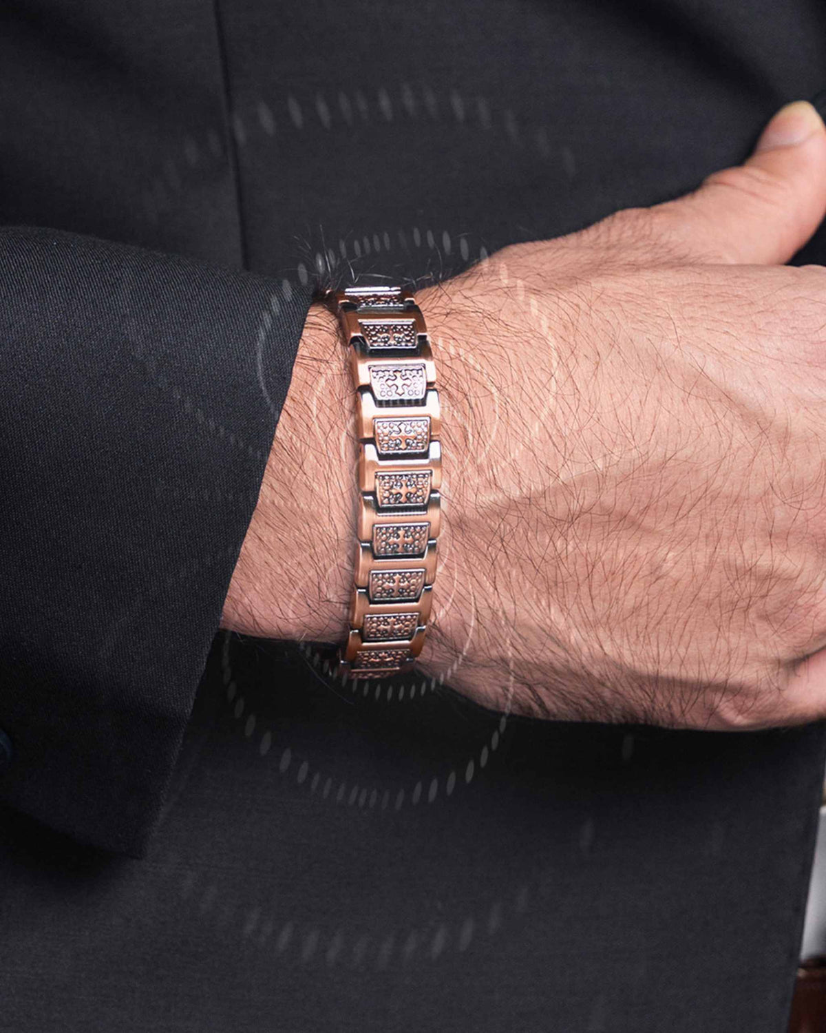 EllipseMAX Magnetic Copper Bracelet for Men (Cross) - Maven Couture IncBracelet