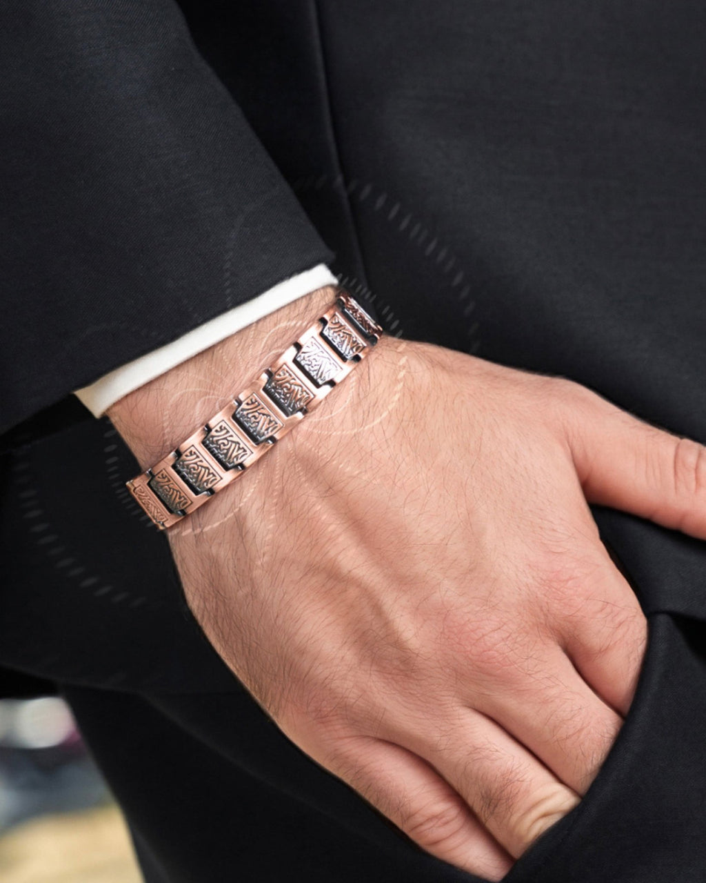 EllipseMAX Magnetic Copper Bracelet for Men (Viking) - Maven Couture IncBracelet