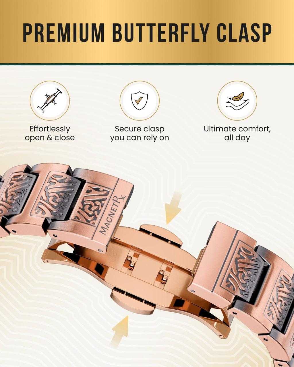 EllipseMAX Magnetic Copper Bracelet for Men (Viking) - Maven Couture IncBracelet
