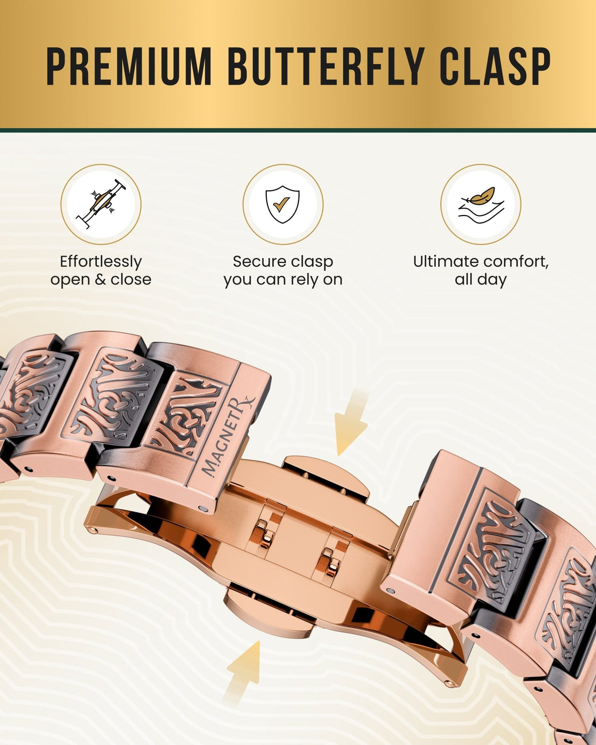 EllipseMAX Magnetic Copper Bracelet for Men (Viking) - Maven Couture IncBracelet
