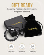High Power Magnetic Hematite Bracelet Double Row - Maven Couture IncBracelet