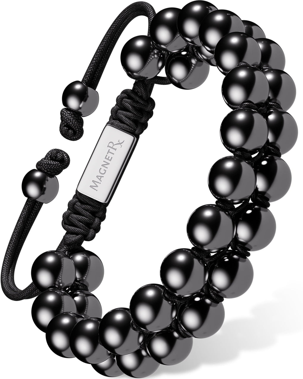 High Power Magnetic Hematite Bracelet Double Row - Maven Couture IncBracelet