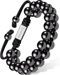 High Power Magnetic Hematite Bracelet Double Row - Maven Couture IncBracelet