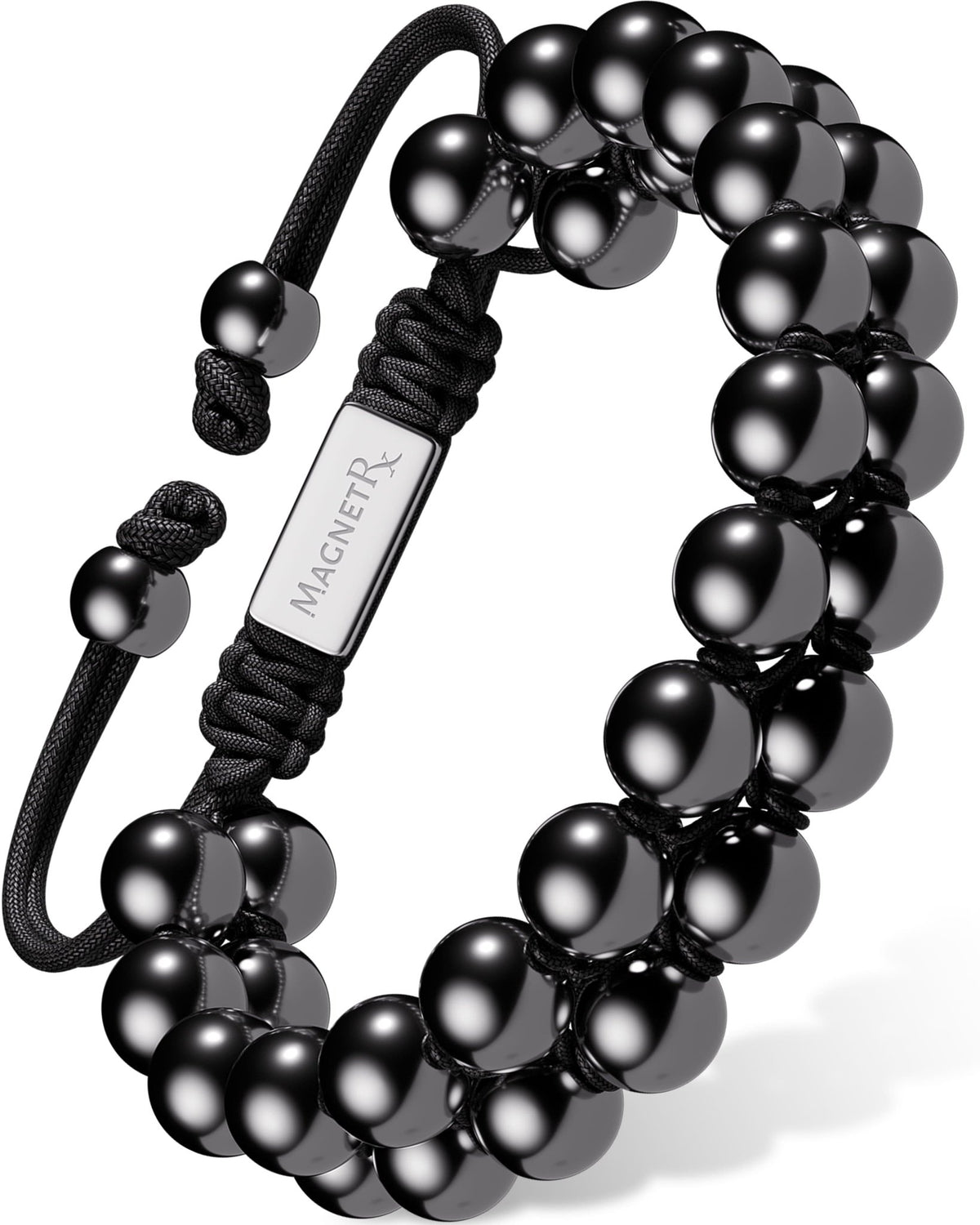 High Power Magnetic Hematite Bracelet Double Row - Maven Couture IncBracelet