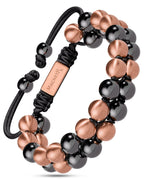 MAX Strength Magnetic Hematite & Copper Bracelet (Double Row) - Maven Couture IncBracelet