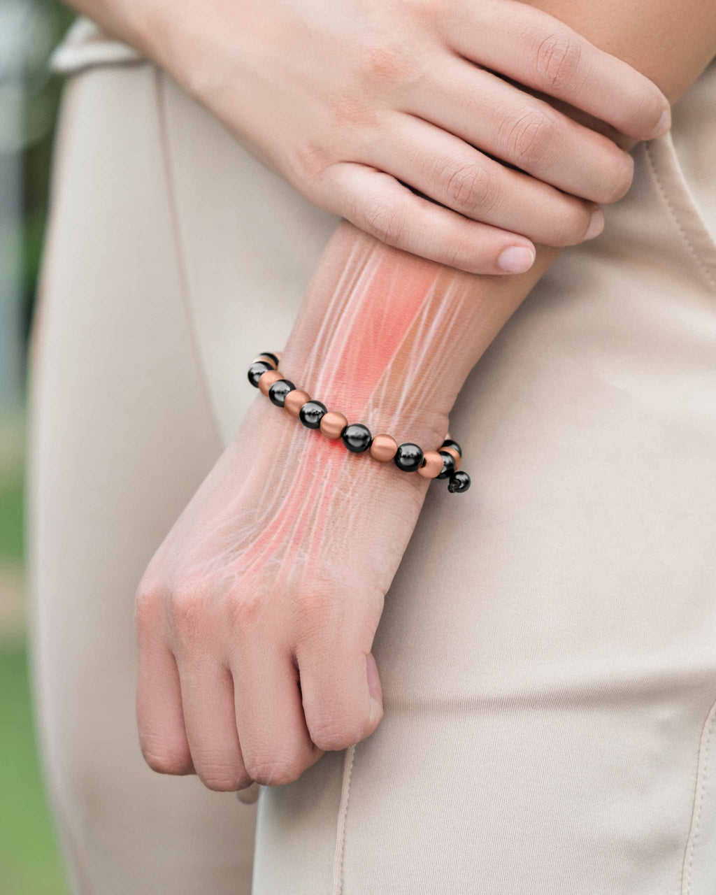 MAX Strength Magnetic Hematite & Copper Bracelet (Single Row) - Maven Couture IncBracelet