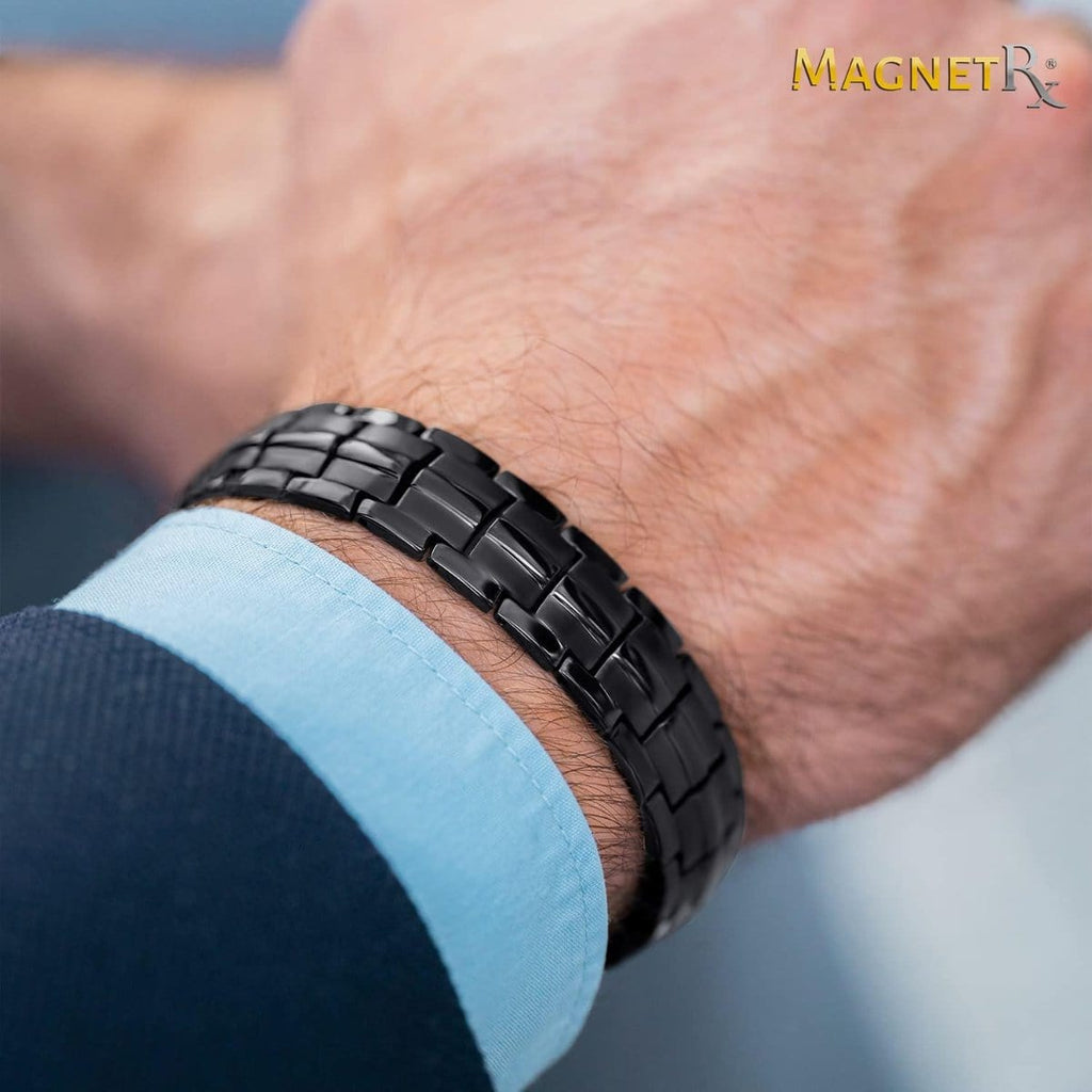 Ultra Strength Magnetic Therapy Bracelet Black Classic - Maven Couture IncBracelet