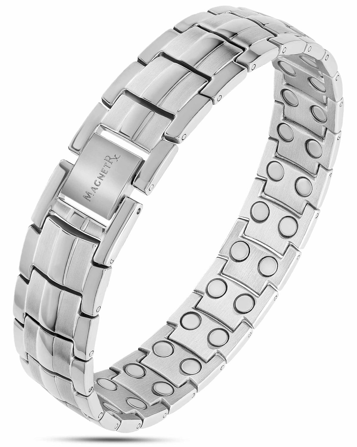 Ultra Strength Magnetic Therapy Bracelet Silver Classic - Maven Couture IncBracelet