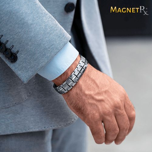 Ultra Strength Magnetic Therapy Bracelet Silver Classic - Maven Couture IncBracelet