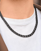 Powerful Black Titanium Magnetic Therapy Necklace - Maven Couture IncNecklace