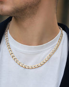 Powerful Silver & Gold Titanium Magnetic Therapy Necklace - Maven Couture IncNecklace