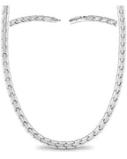 Powerful Silver Titanium Magnetic Therapy Necklace - Maven Couture IncNecklace
