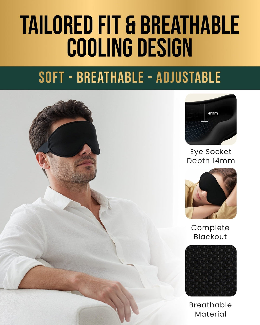 Magnetic Sleep Mask - Maven Couture IncSleep Mask
