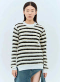 Marni Women Striped Wool-Mohair Sweater - Maven Couture IncTops / Sweaters & Pullovers