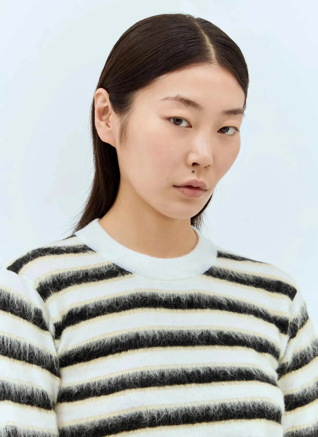 Marni Women Striped Wool-Mohair Sweater - Maven Couture IncTops / Sweaters & Pullovers