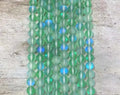 Matte Mermaid Glass Beads aka Mystic Aura Quartz, Round 6mm 8mm - Maven Couture IncStrand Stones
