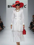 Maxi Dress New Collection BYMANYC ® New York • Eyelet Embroidery & Tiered Ruffles