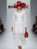 Maxi Dress New Collection BYMANYC ® New York • Eyelet Embroidery & Tiered Ruffles