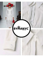 Maxi Dress New Collection BYMANYC ® New York • Eyelet Embroidery & Tiered Ruffles