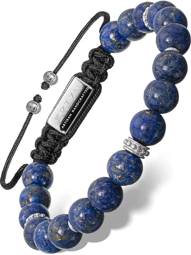 Men’s Blue Lapis Lazuli Beaded Bracelet Mykonos - Maven Couture IncBeaded Bracelet