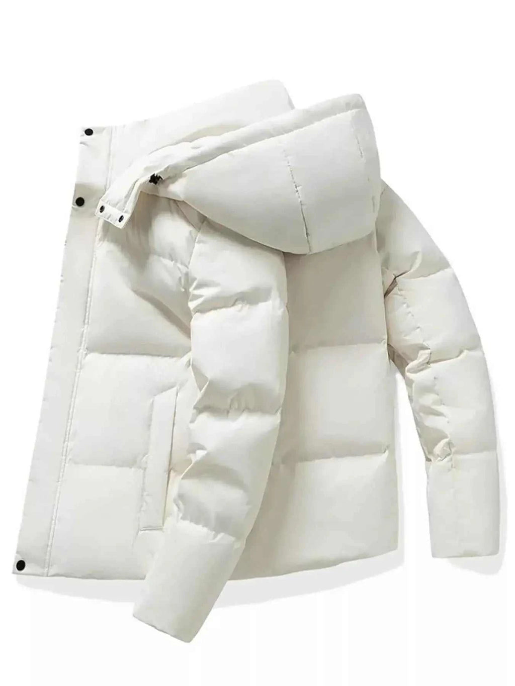 Men's Plus Size Hooded Padded Winter Puffer Jacket