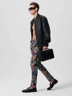 Men's Vegan Leather Bomber Jacket EAST VILLAGE NYFW New Colecction BYMANYC ® New York