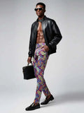 Men's Vegan Leather Bomber Jacket SOHO LEATHER NYFW New Colecction BYMANYC ® New York