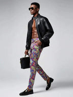 Men's Vegan Leather Bomber Jacket SOHO LEATHER NYFW New Colecction BYMANYC ® New York