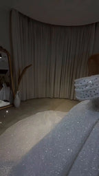 Midnight Elegance Crystal Luxury Wedding Dress GD103