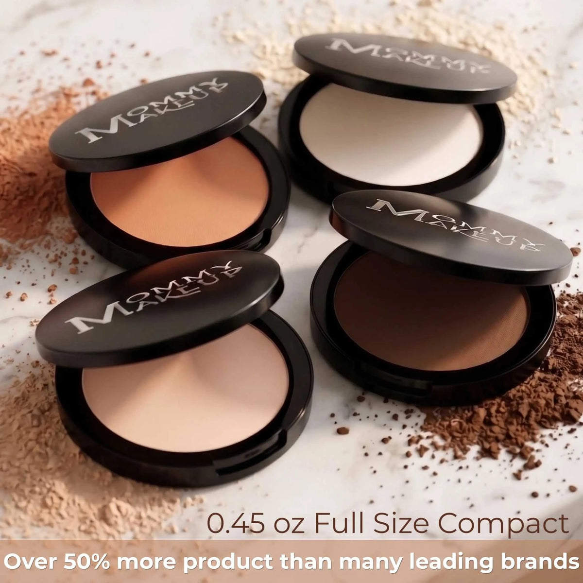 Mineral Dual Powder Foundation SPF15 (0.40 oz.) - TOASTED (Medium Dark Tan)
