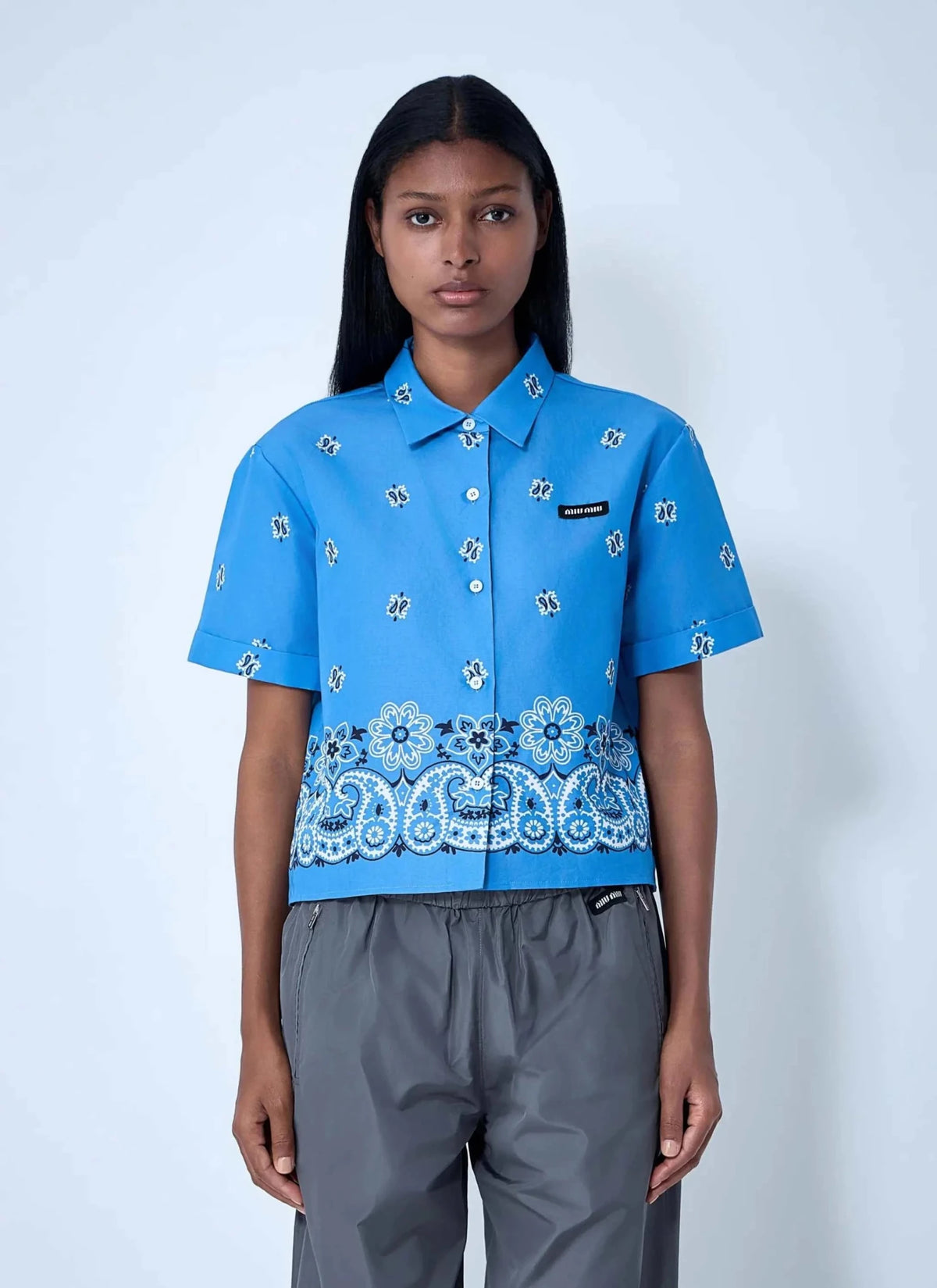Miu Miu Women Bandana Shirt - Maven Couture IncTops / Tee Shirts