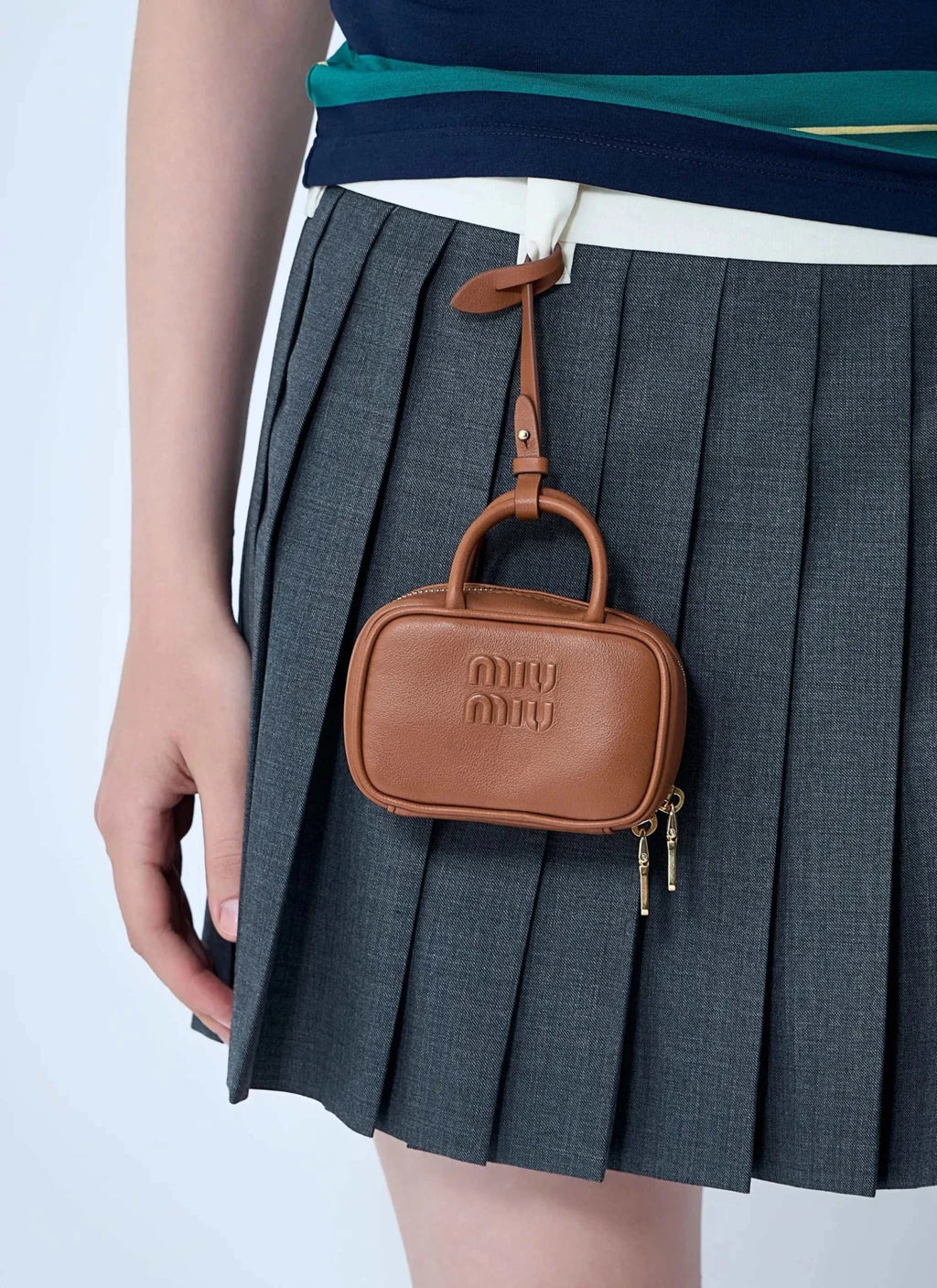 Miu Miu Women Micro Beau Leather Bag - Maven Couture IncHandbags / Shoulder Bags