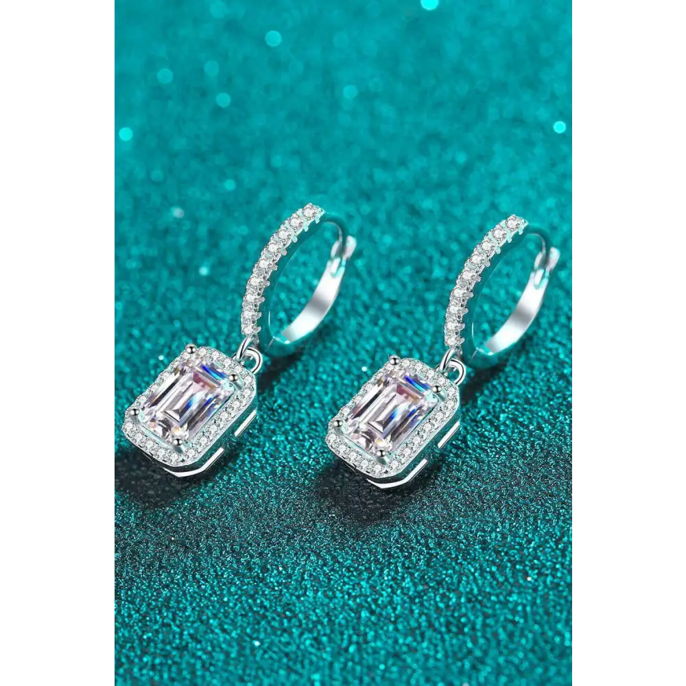 Luxury moissanite drop earrings for exclusive jewelry and accessories $210 moissanite jewelry over 0.3 carats includes