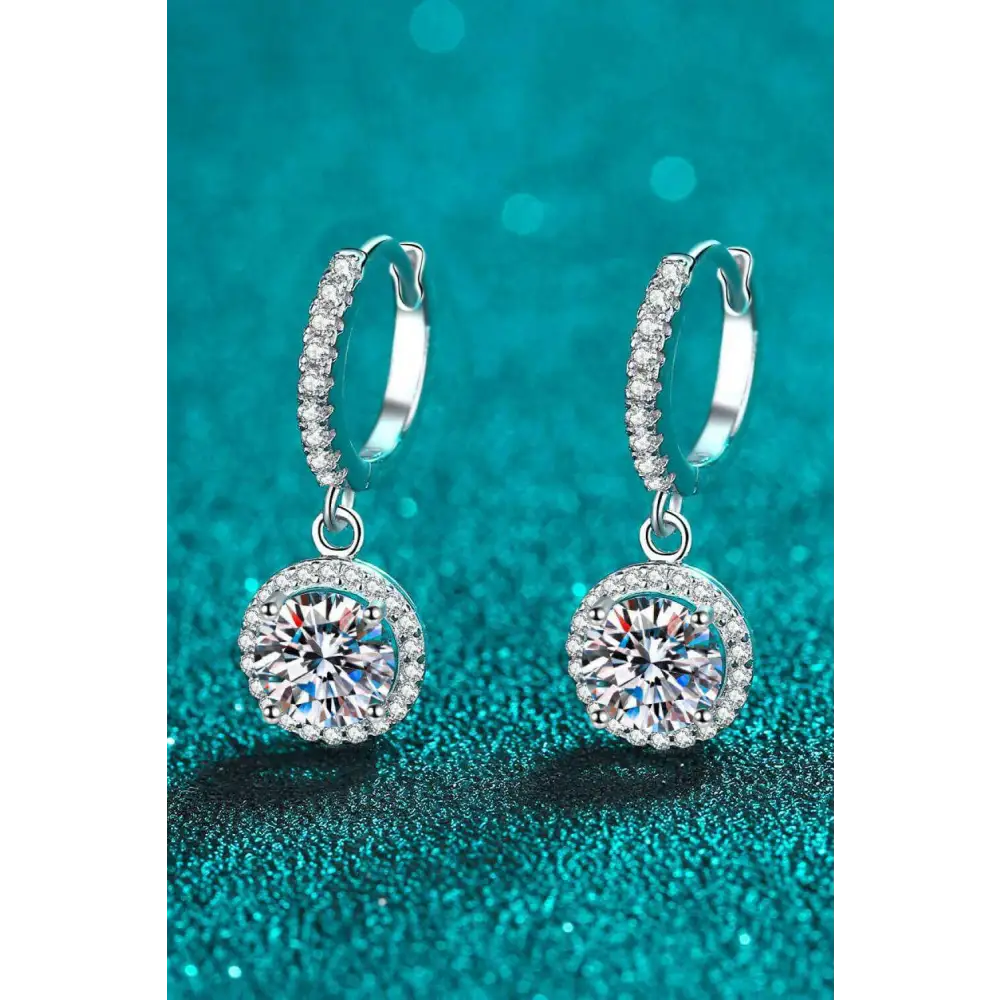 Sophisticated moissanite drop earrings for luxury fashion for women $89 moissanite jewelry over 0.3 carats includes