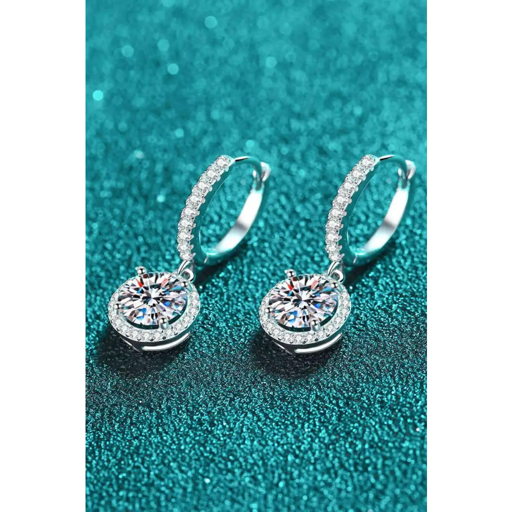 Sophisticated moissanite drop earrings for luxury fashion for women $89 moissanite jewelry over 0.3 carats includes