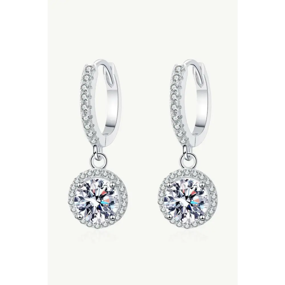 Sophisticated moissanite drop earrings for luxury fashion for women $89 moissanite jewelry over 0.3 carats includes