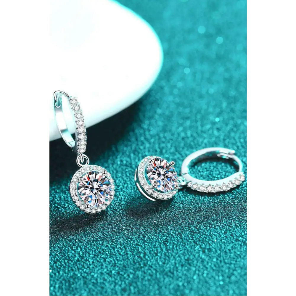 Sophisticated moissanite drop earrings for luxury fashion for women $89 moissanite jewelry over 0.3 carats includes