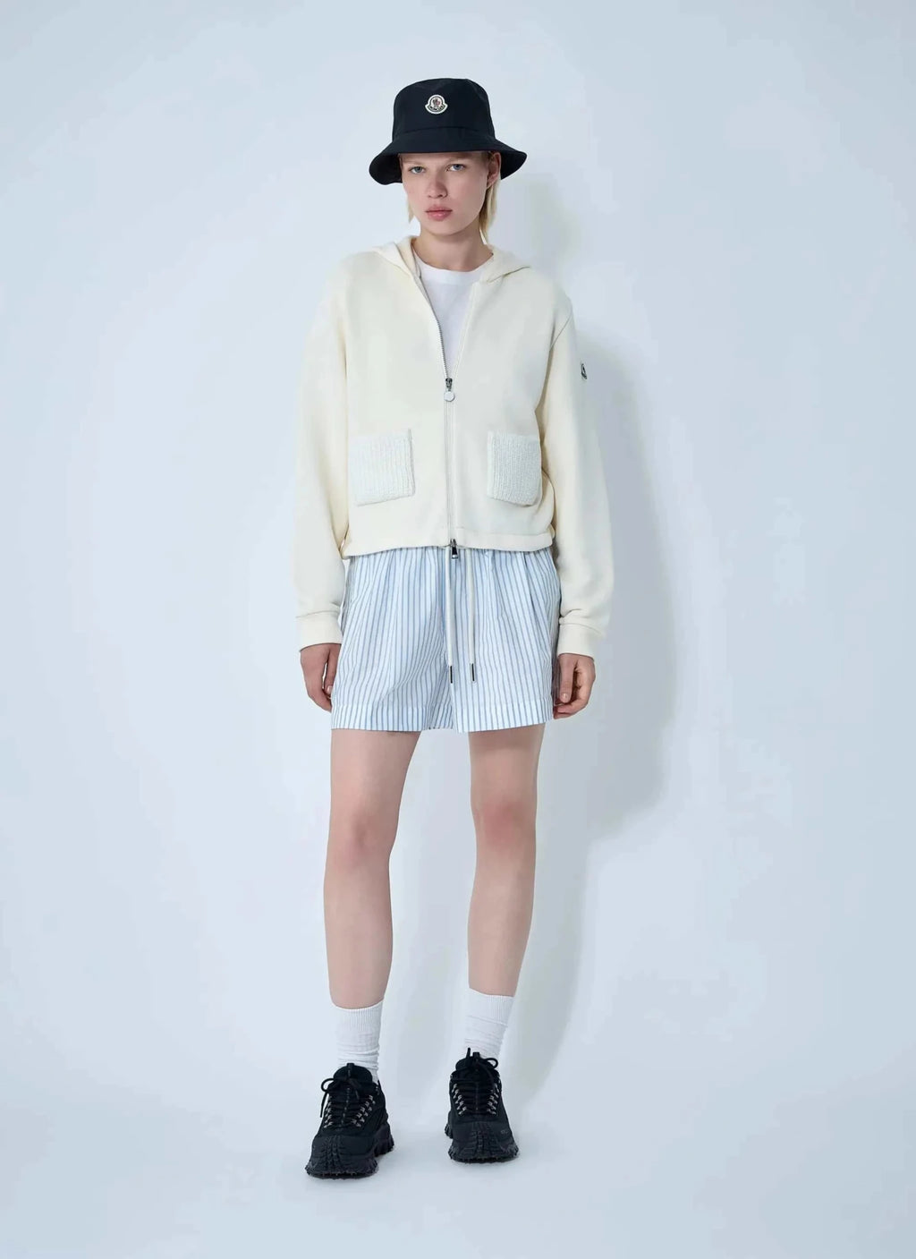 Moncler Women Striped Shorts - Maven Couture IncBottoms / Pants