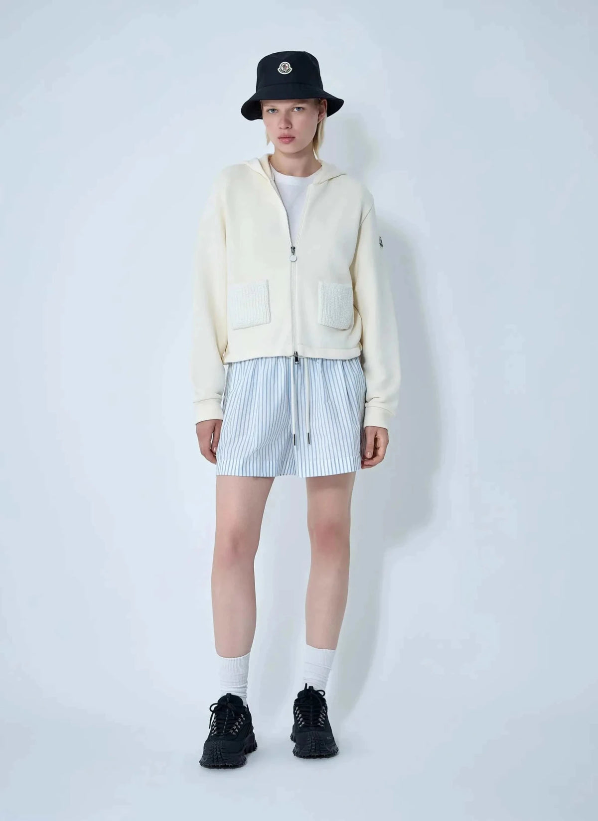 Moncler Women Striped Shorts - Maven Couture IncBottoms / Pants