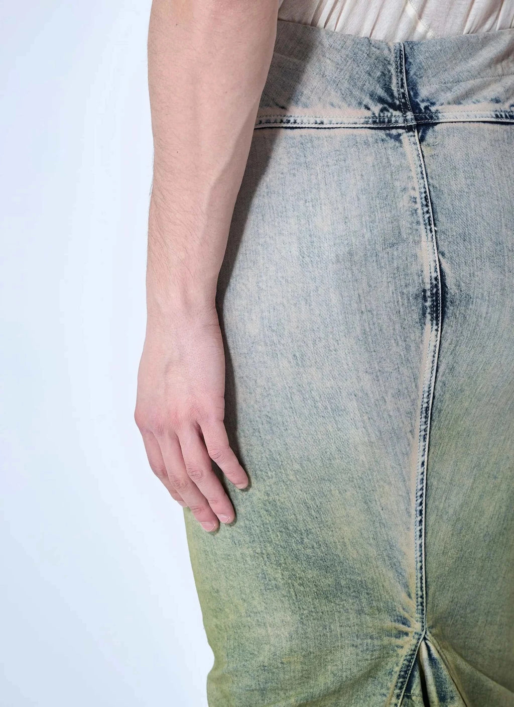 Moncler X Rick Owens Men Acid Degrade Al Maxi Skirt - Maven Couture IncBottoms / Pants