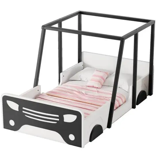 Montessori style wooden car bed with wheels and doors for luxury bedrooms $255.99 transform your bedroom into