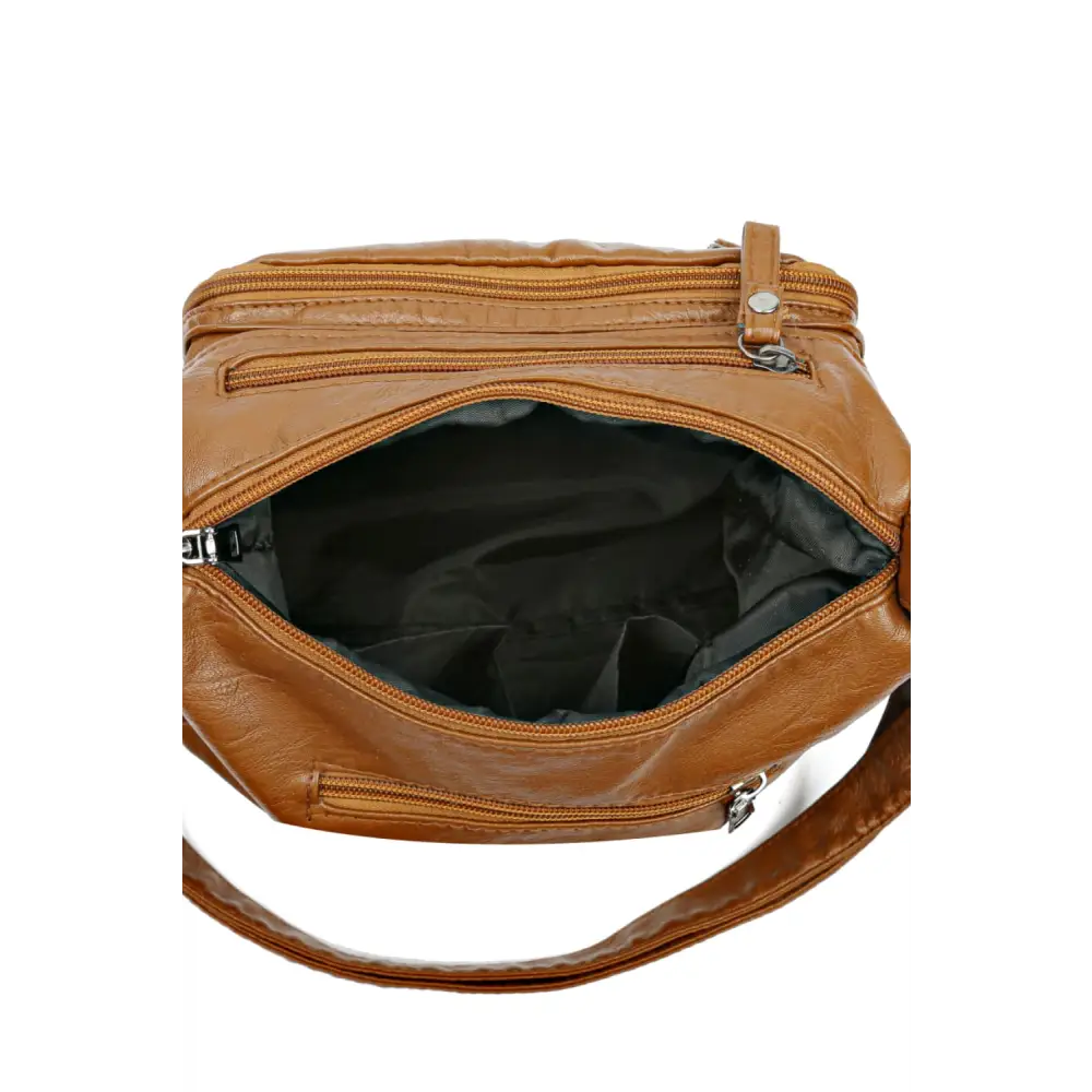 Elevate your style with the multi-pocket pu leather crossbody bag $18.99 bag medium - perfectly designed to strike