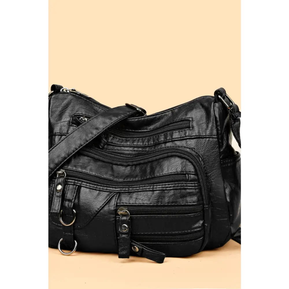 Elevate your style with the multi-pocket pu leather crossbody bag $18.99 bag medium - perfectly designed to strike