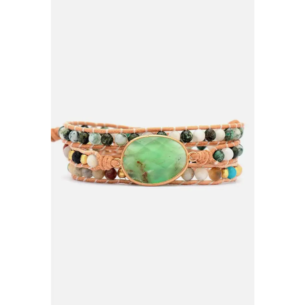 Elegant natural stone and agate bracelet for luxury fashion women $25 the enchanting patterns and vibrant colors