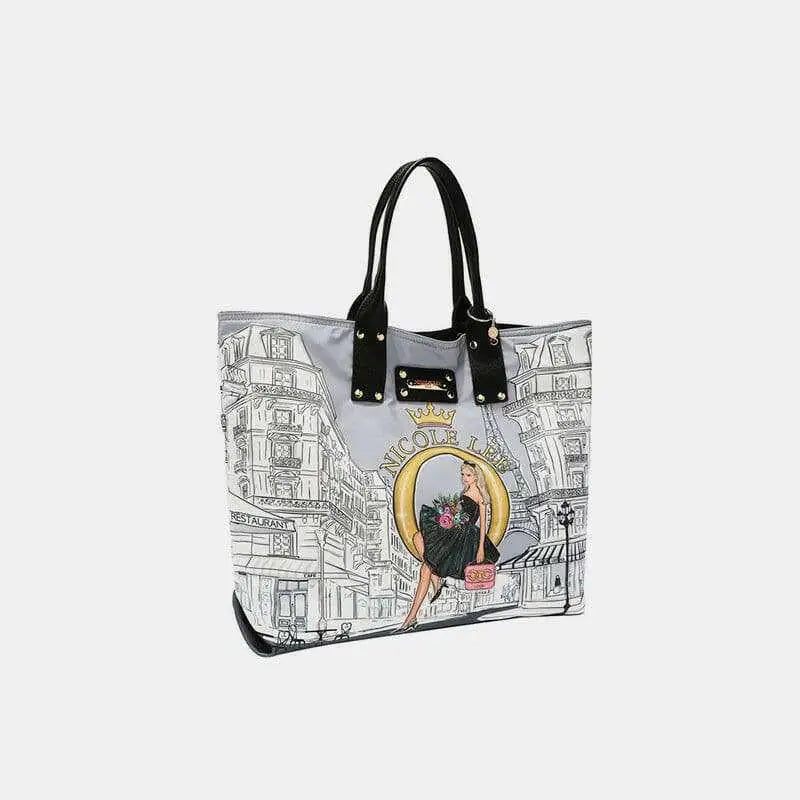 Chic reversible handbag elevating luxury fashion for women with style $60.56 the printed reversible handbag epitomizes