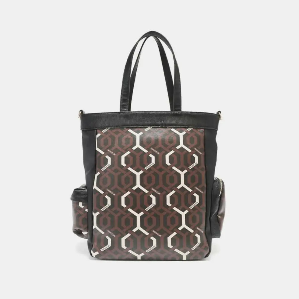 Nicole lee usa geometric tote bag for luxury fashion enthusiasts $69.92 our tote is not merely a bag / it is a modern